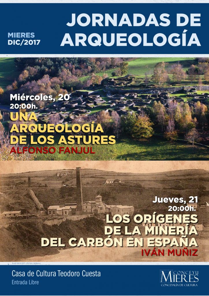 Cartel web Jornadas Arqueología 2017 Mieres