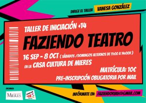 Cartel Taller FAZIENDO RUIU TEATRO