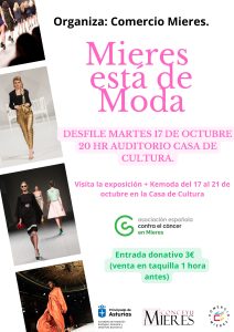 CARTEL DESFILE Mieres Esta De Moda