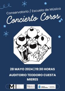 Cartel Coros Escuela Musica 2024