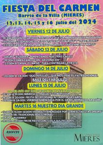 Fiestas Carmen De La Villa 2024