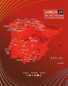 Cartel Vuelta Ciclista España 2024