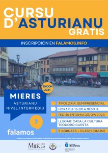 Cursu Intermediu Asturianu Mieres Cartel Web