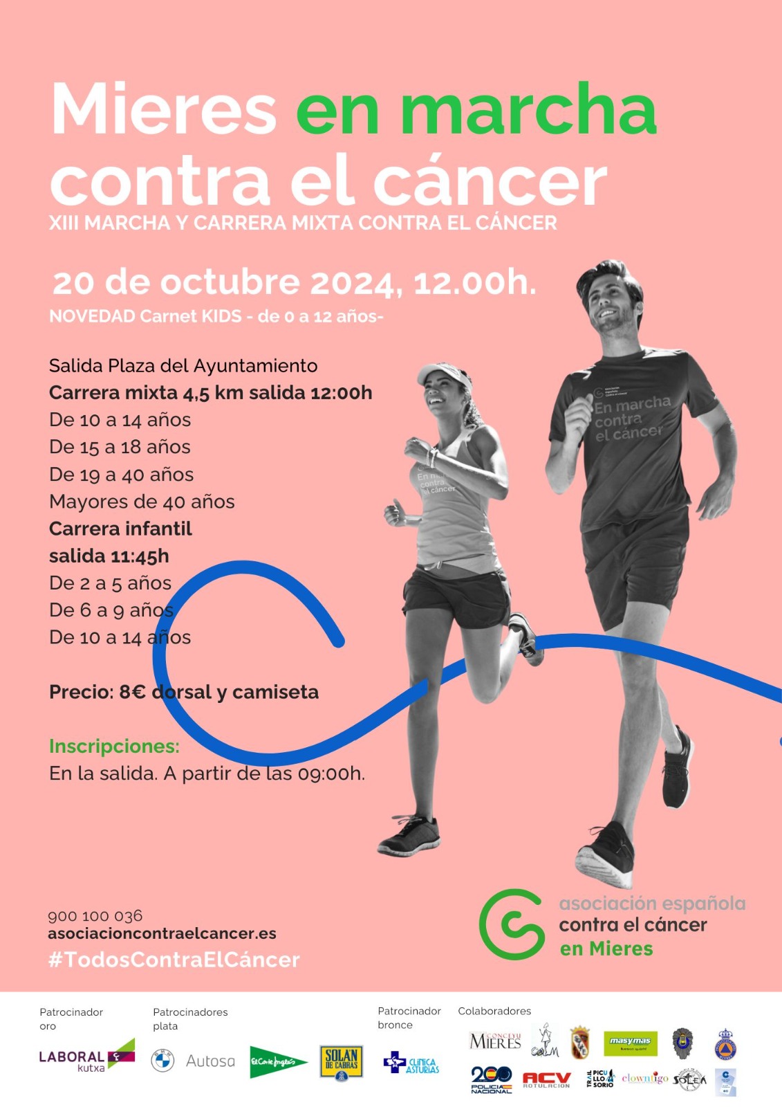 Cartel En Marcha Cancer Mieres2024