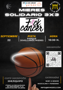 Torneo Baloncesto Mieres 3x3 Septiembre