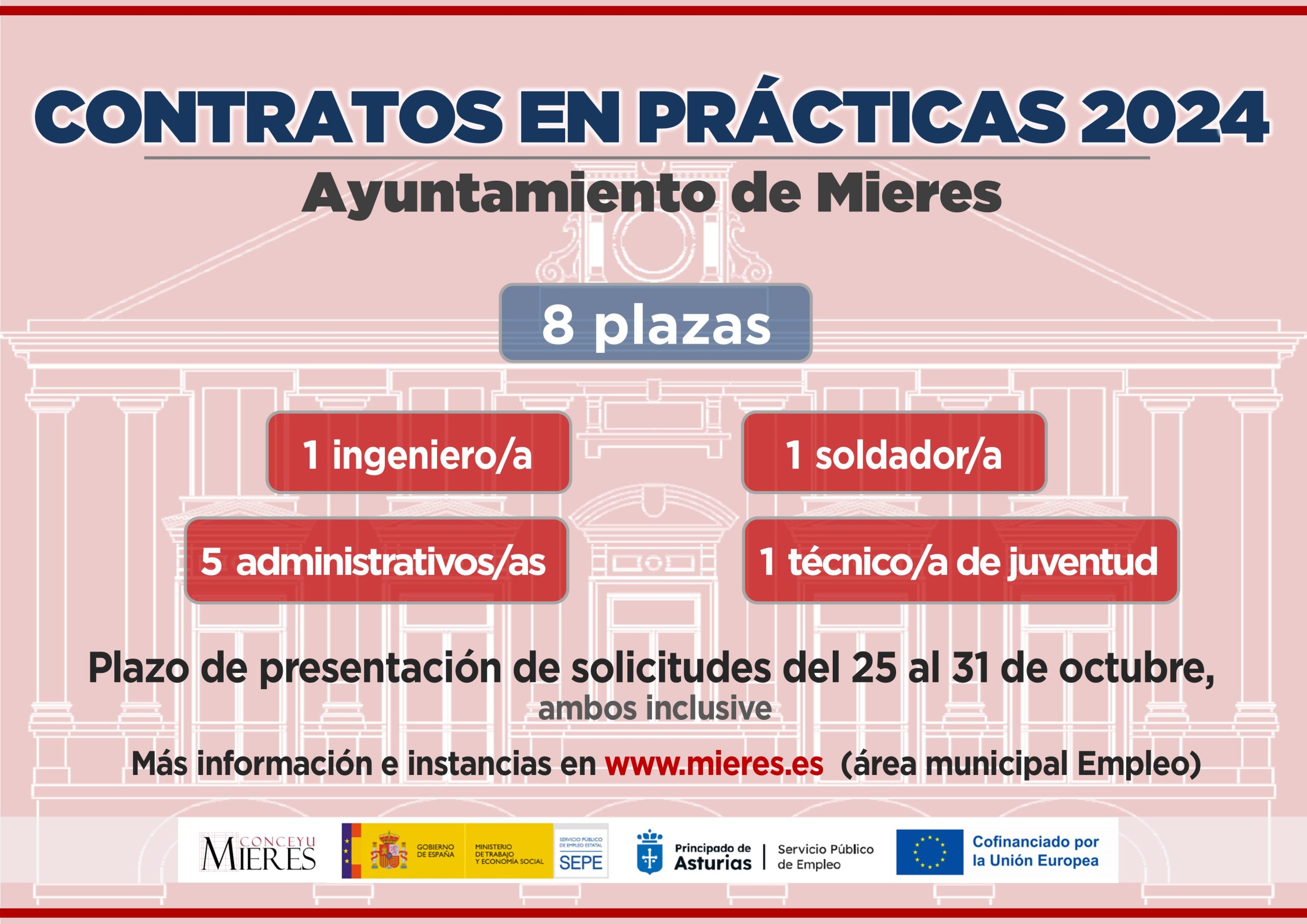 Infografía Contratos Prácticas 2024