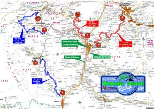 Mapa Rallye Montaña Central 2024