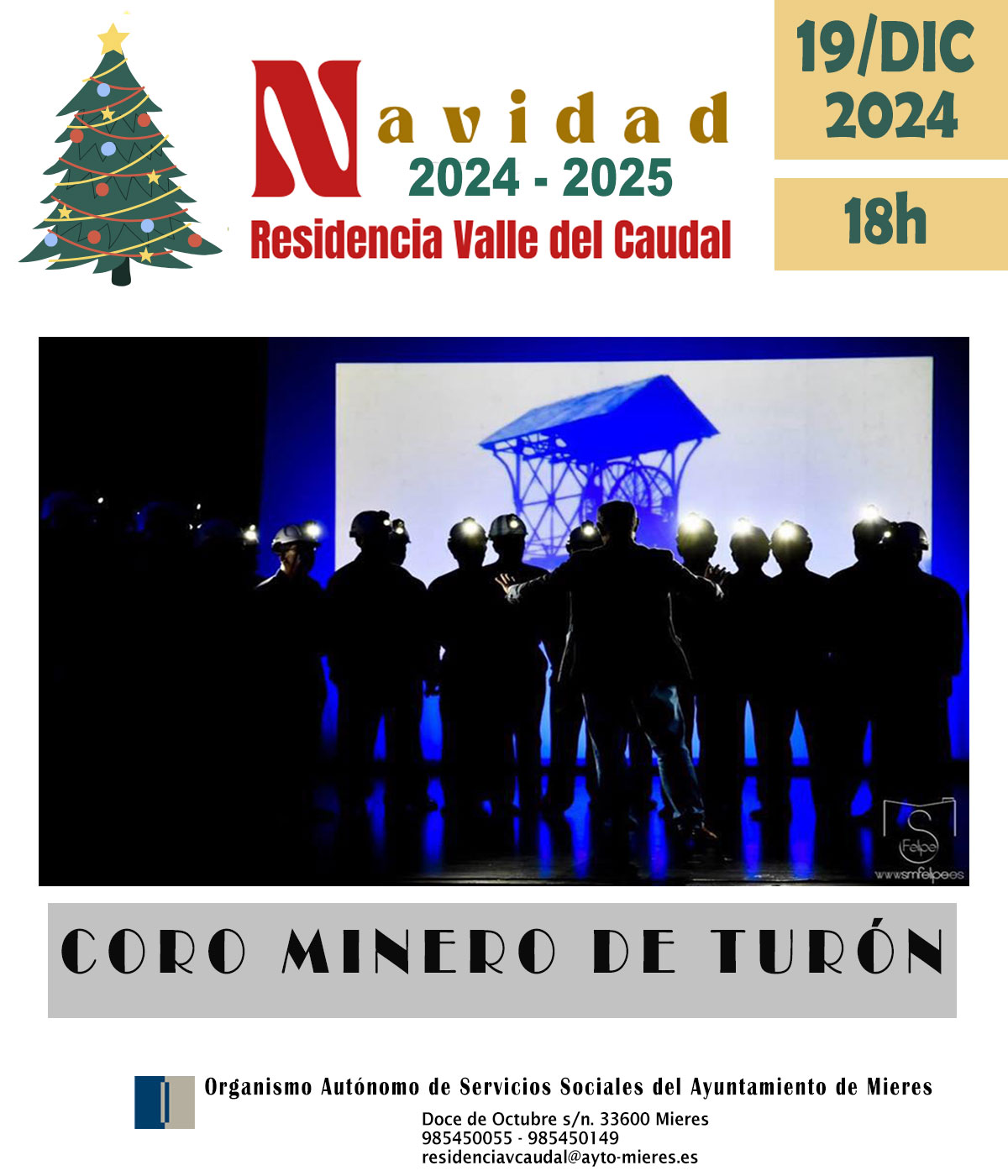 074 Cartel Navidad 2024 Coro Minero De Turón