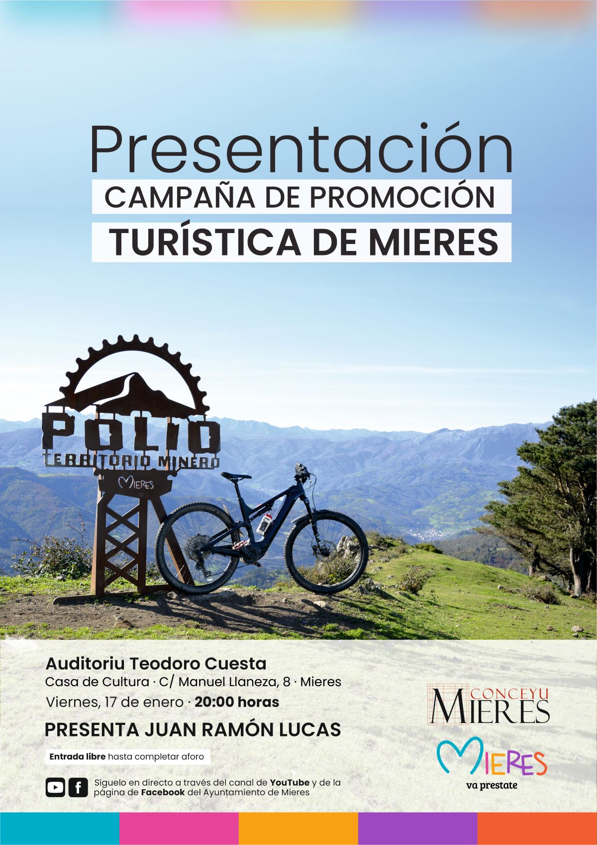 Cartel Presentacion Campaña Promocion Turistica Mieres