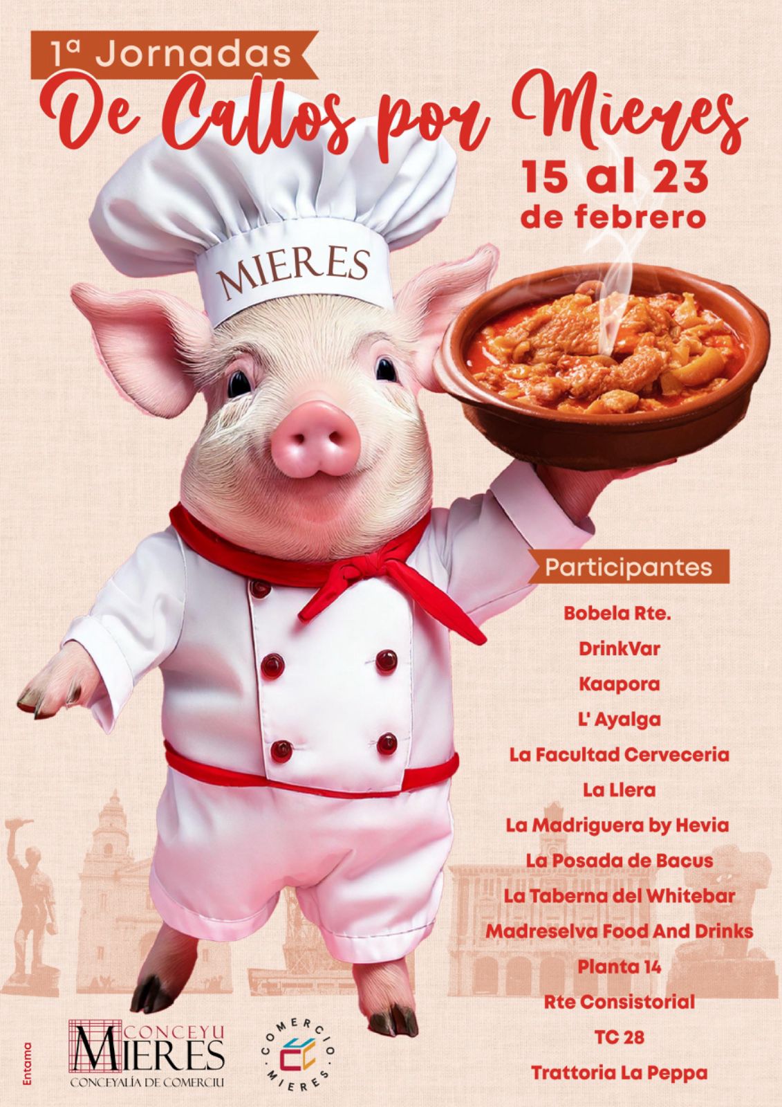 Cartel De Callos Por Mieres 2025