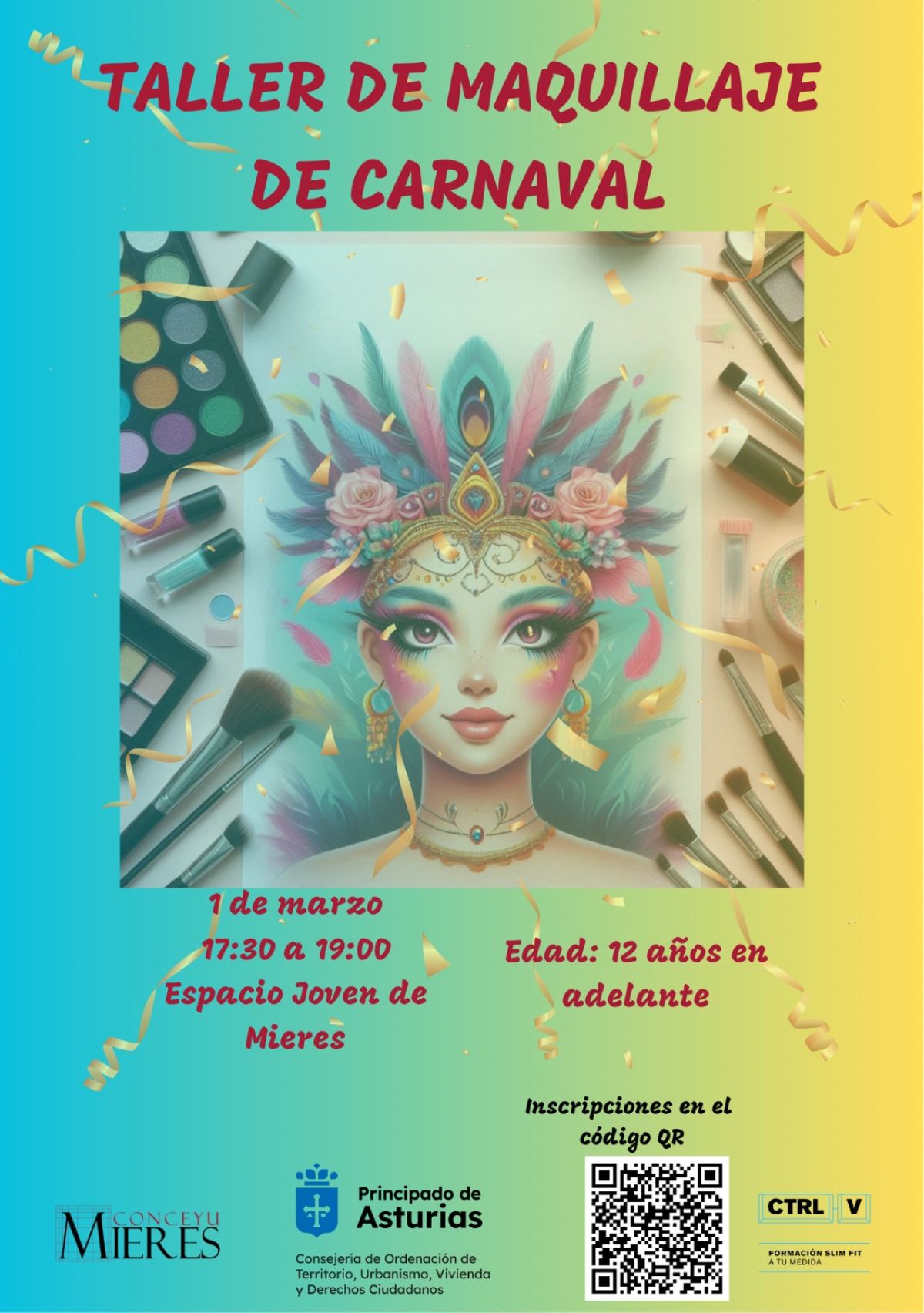 Taller Maquillaje Espacio Joven Mieres